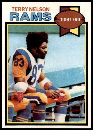Terry Nelson 1979 Topps football card