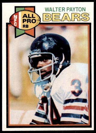 Walter Payton 1979 Topps football card
