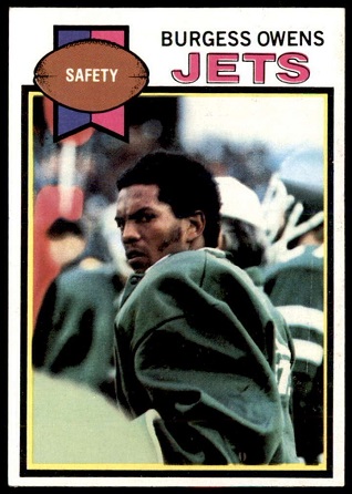 Burgess Owens 1979 Topps football card