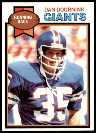 Dan Doornink 1979 Topps football card