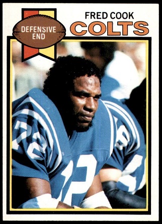 Fred Cook 1979 Topps football card