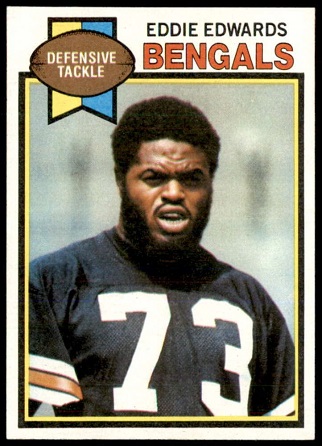 Eddie Edwards 1979 Topps football card