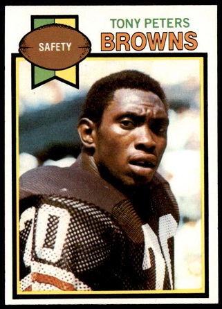 Tony Peters 1979 Topps football card