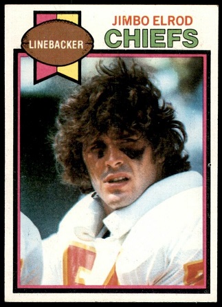 Jimbo Elrod 1979 Topps football card