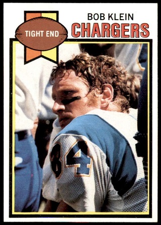 Bob Klein 1979 Topps football card