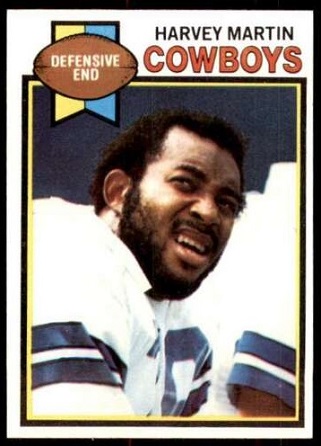 Harvey Martin 1979 Topps football card