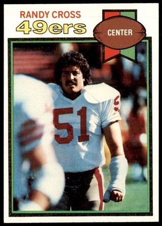 Randy Cross 1979 Topps football card