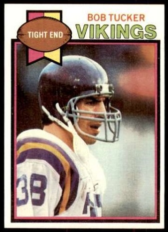 Bob Tucker 1979 Topps football card