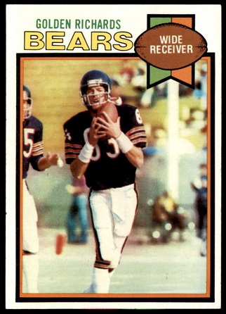 Golden Richards 1979 Topps football card