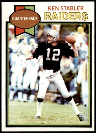 Ken Stabler 1979 Topps football card