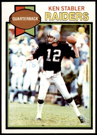 Ken Stabler 1979 Topps football card