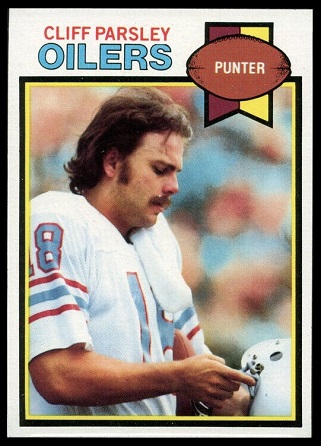 Cliff Parsley 1979 Topps football card