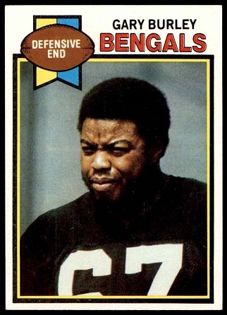 Gary Burley 1979 Topps football card