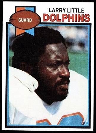 Larry Little 1979 Topps football card