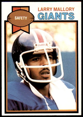 Larry Mallory 1979 Topps football card Larry Mallory 1979 Topps football card