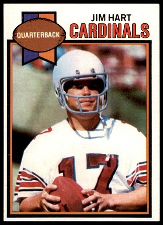 Jim Hart 1979 Topps football card