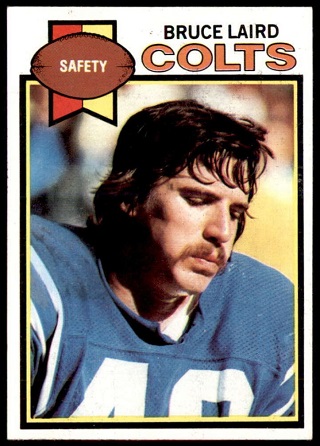Bruce Laird 1979 Topps football card