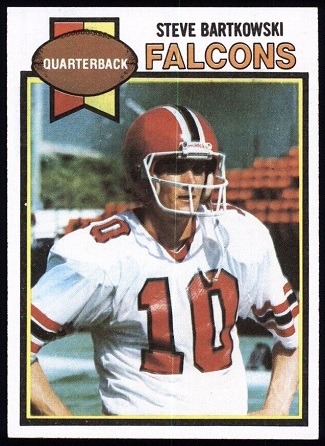 Steve Bartkowski 1979 Topps football card