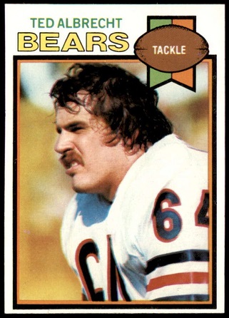 Ted Albrecht 1979 Topps football card