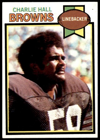 Charlie Hall 1979 Topps football card