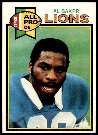 Al Baker 1979 Topps football card
