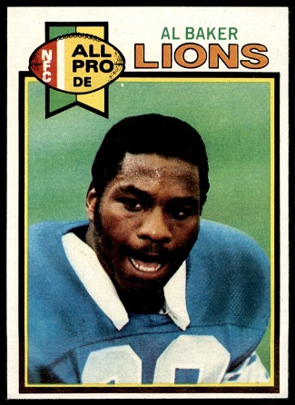 Al Baker 1979 Topps football card Al Baker 1979 Topps football card