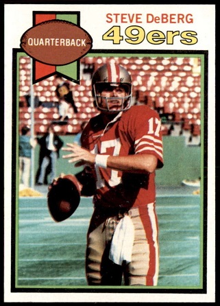 Steve DeBerg 1979 Topps football card