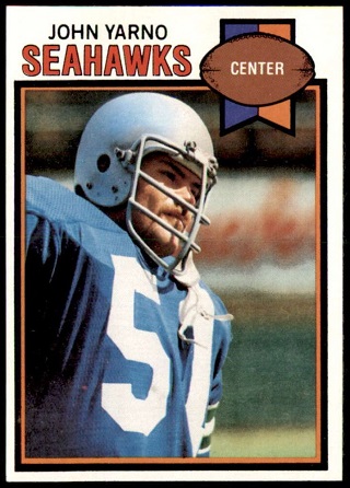 John Yarno 1979 Topps football card