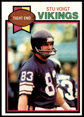 Stu Voigt 1979 Topps football card