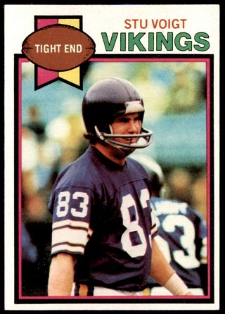 Stu Voigt 1979 Topps football card