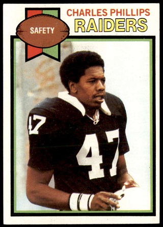 Charlie Phillips 1979 Topps football card