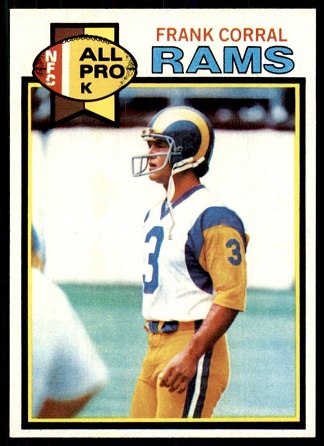 Frank Corral 1979 Topps football card