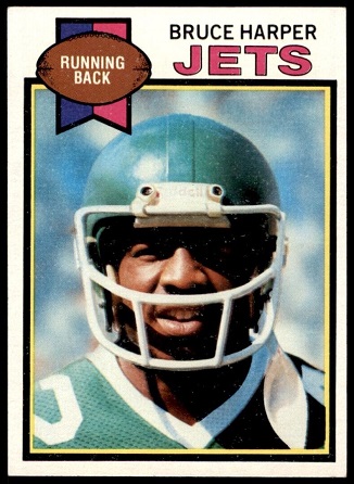 Bruce Harper 1979 Topps football card