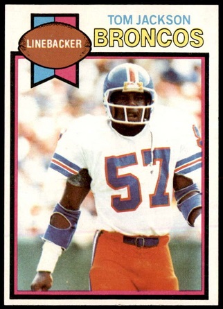 Tom Jackson 1979 Topps football card