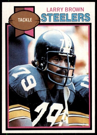 Larry Brown 1979 Topps football card