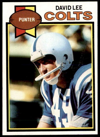 David Lee 1979 Topps football card