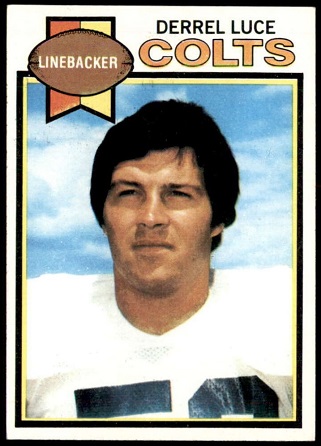 Derrel Luce 1979 Topps football card