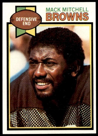 Mack Mitchell 1979 Topps football card