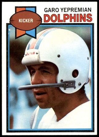 Garo Yepremian 1979 Topps football card