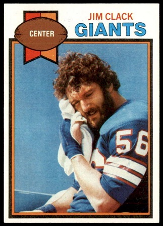 Jim Clack 1979 Topps football card