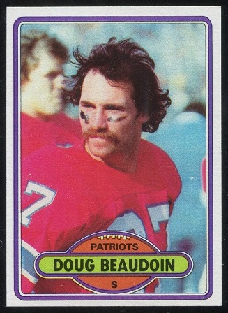 Doug Beaudoin 1980 Topps football card