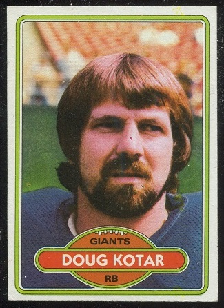 Herbert Scott 1980 Topps football card Herbert Scott 1980 Topps football card