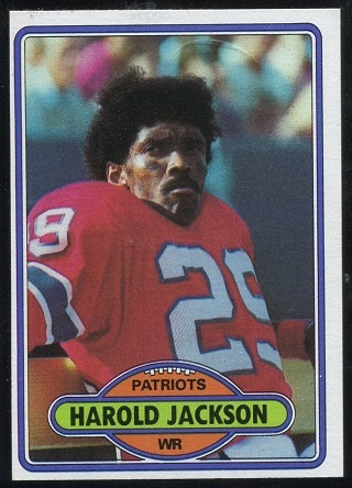 Harold Jackson 1980 Topps football card