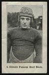 1926 Shotwell Red Grange Ad Back Illinois Famous Half Back