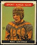 Red Grange 1933 Sport Kings football card