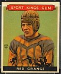 Red Grange football card