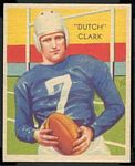 Dutch Clark 1935 National Chicle football card