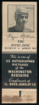 1939 Redskins Matchbooks Wayne Millner