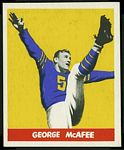 George McAfee 1948 Leaf football card