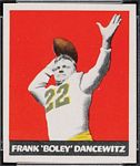 Boley Dancewicz 1948 Leaf football card